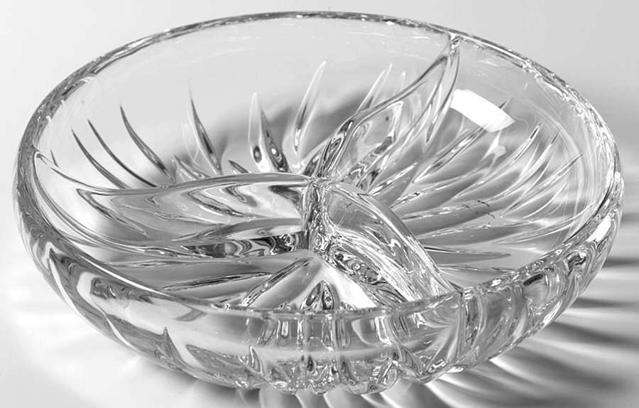 Star Blossom 7" Round 3 Part Relish by Gorham Crystal-1