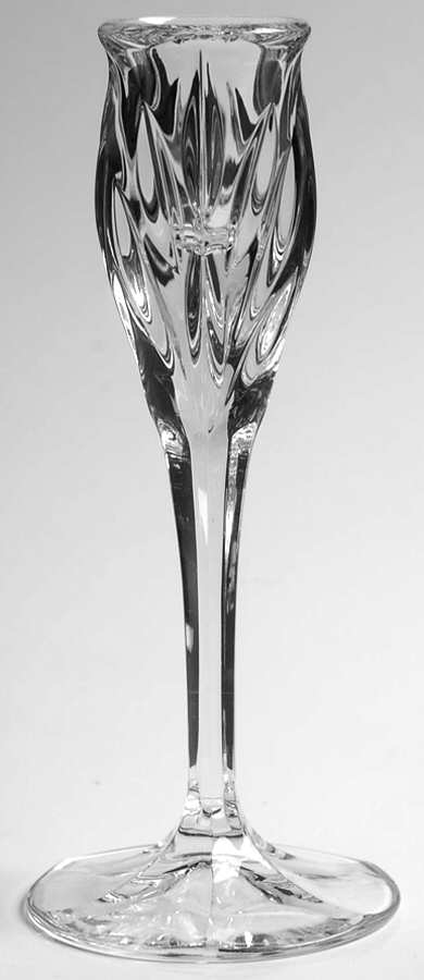 Star Blossom Single Light Candlestick by Gorham Crystal-1