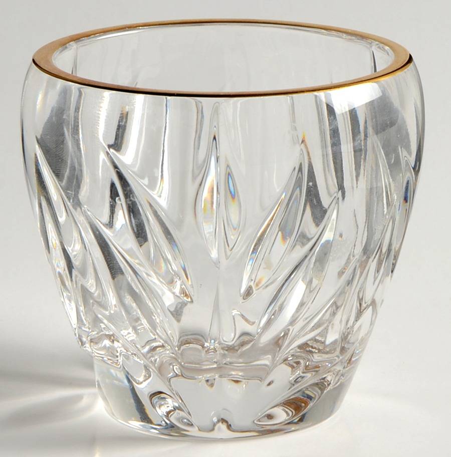 Star Blossom Gold Open Sugar by Gorham Crystal-1
