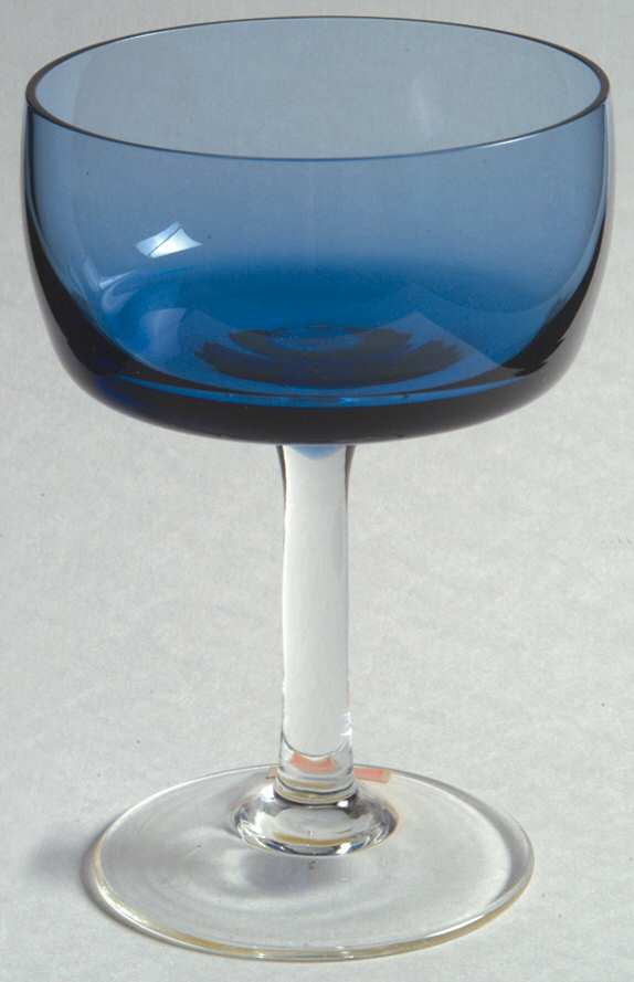 Summer Sky (No Platinum) Champagne/Tall Sherbet by Gorham Crystal-1