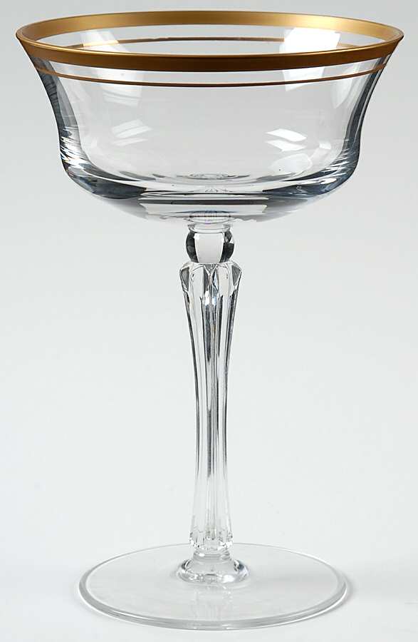 Theme Gold Champagne/Tall Sherbet by Gorham Crystal-1