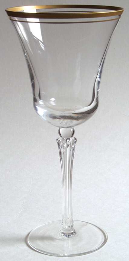 Theme Gold Water Goblet by Gorham Crystal-1