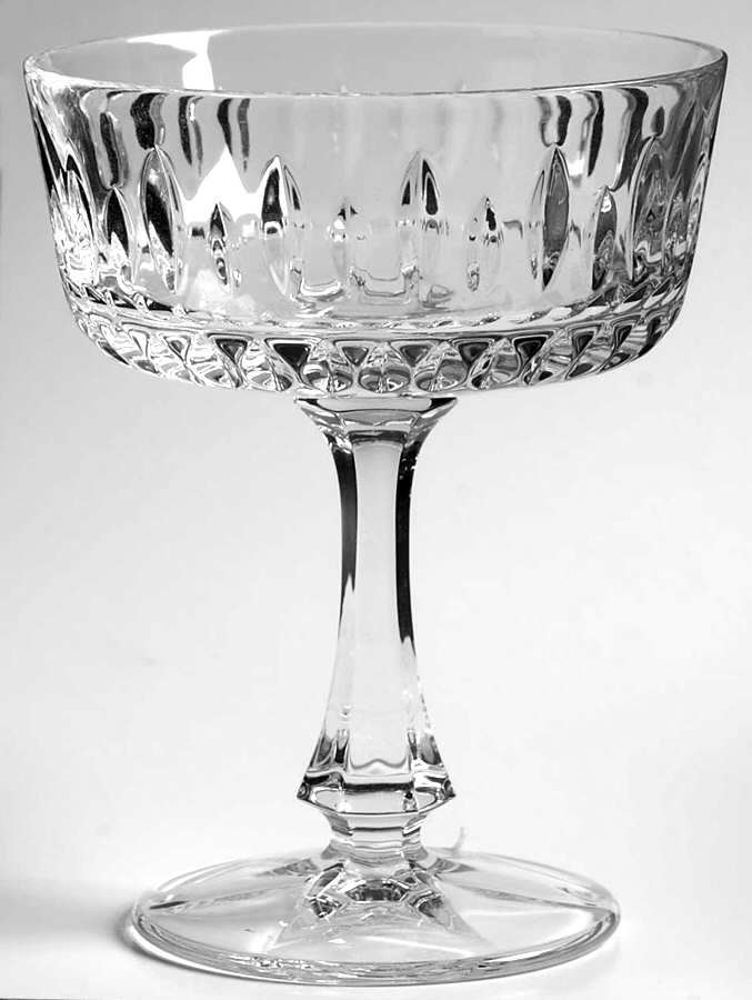 Viscount Champagne/Tall Sherbet by Gorham Crystal-1