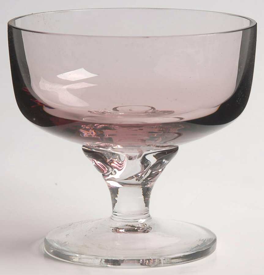 Zest Plum Champagne/Tall Sherbet by Gorham Crystal-1