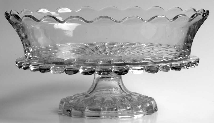 Cut Log 10" Footed Scalloped Bowl by Greensburg-1