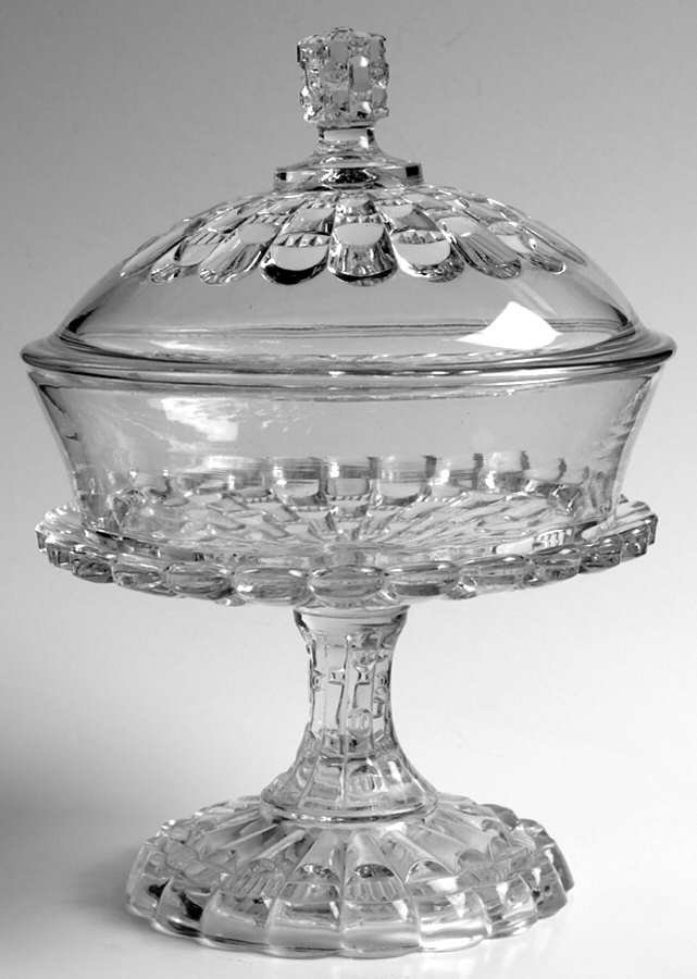 Cut Log Round Compote & Lid (Height X Width) by Greensburg-1