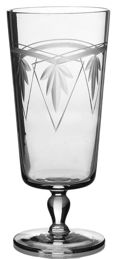 2010-7 Footed Tumbler by Glastonbury - Lotus-1