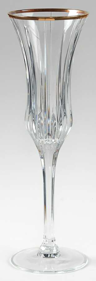Triumph Gold Fluted Champagne by Gorham Crystal-1