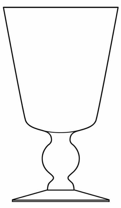553 Water Goblet by Glastonbury - Lotus-1