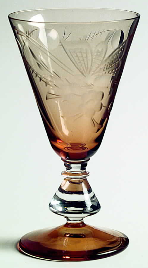 Butterfly Wine Glass by Glastonbury - Lotus-1