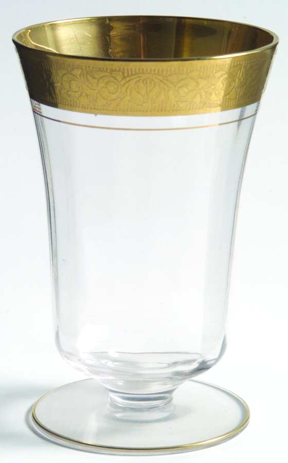Rambler Rose 35 Gold (Optic) 8 Oz Footed Tumbler by Glastonbury - Lotus-1