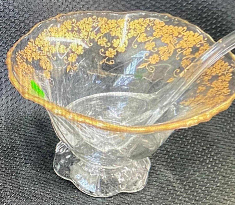 Ivy (Decoration 75, Giftware) Mayonnaise Bowl, Bowl Only by Glastonbury - Lotus-1