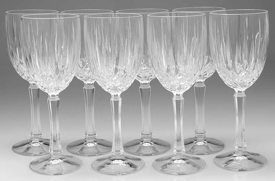 Regalta Water Goblet - Set of 8 by Gorham Crystal-1