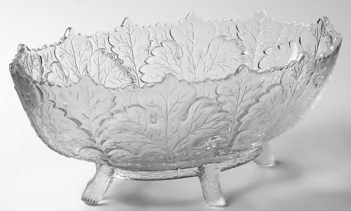 Maple Leaf Footed Bowl by Gillinder-1