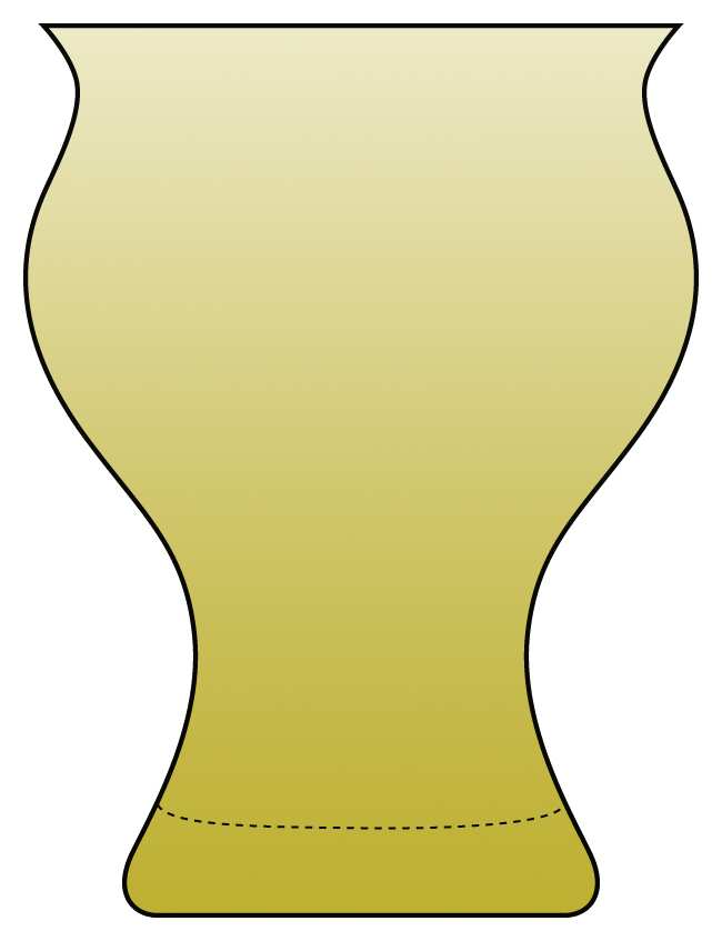 Amigo Gold Water Goblet by Gorham Crystal-1