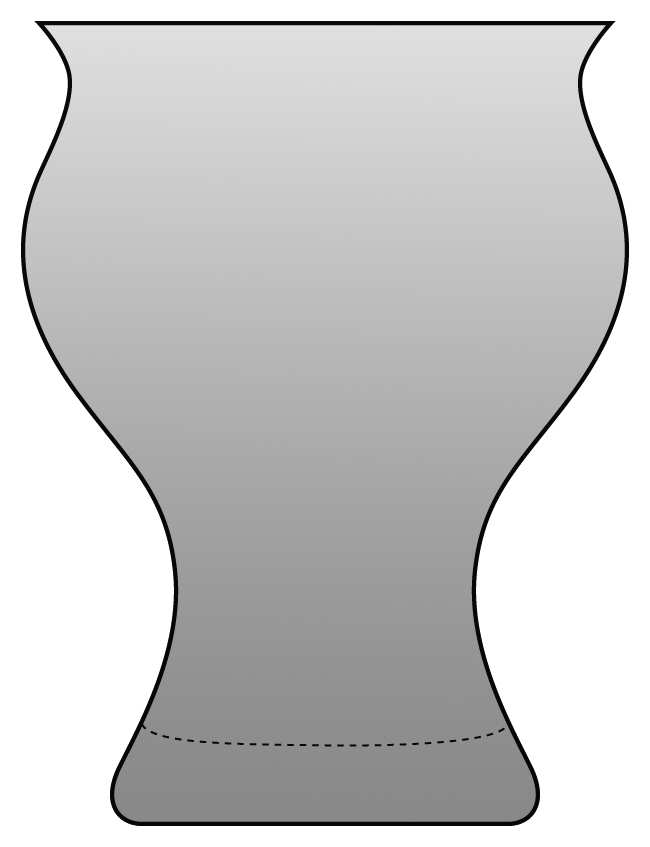 Amigo Gray Water Goblet by Gorham Crystal-1