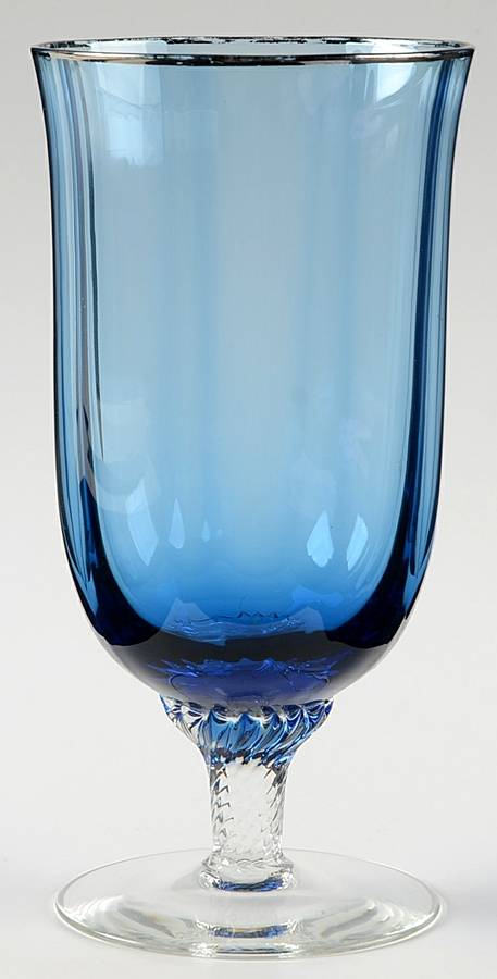 Minstrel Blue Iced Tea by Gorham Crystal-1