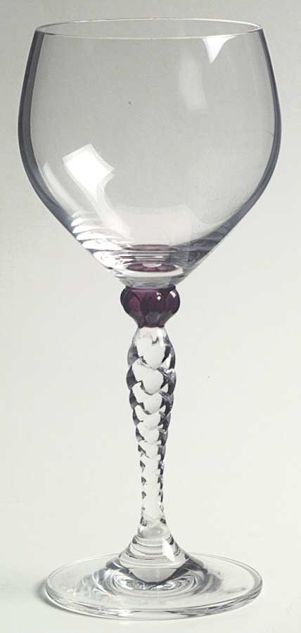 Ariana Aubergine Wine Glass by Gorham Crystal-1