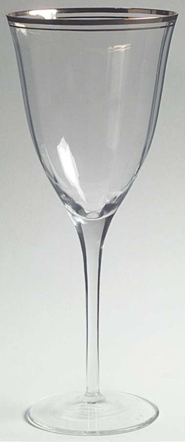 Laurin Gold Tall Water Goblet by Gorham Crystal-1