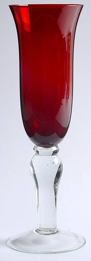 Colonial Ruby Fluted Champagne by Gibson-1