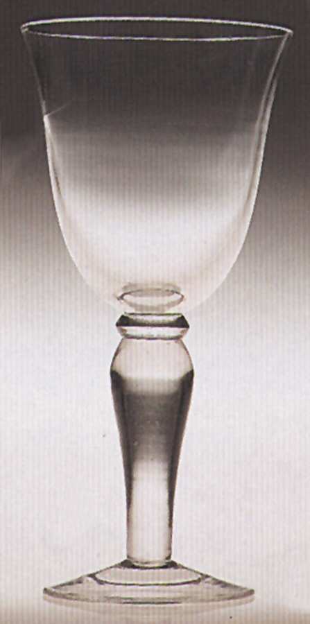 Colonial Clear  Water Goblet by Gibson-1
