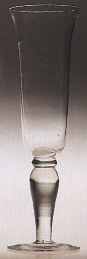 Colonial Clear  Fluted Champagne by Gibson-1