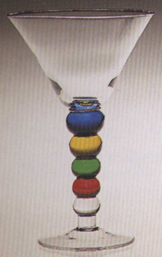 Progression Multicolor Martini Glass by Gibson-1