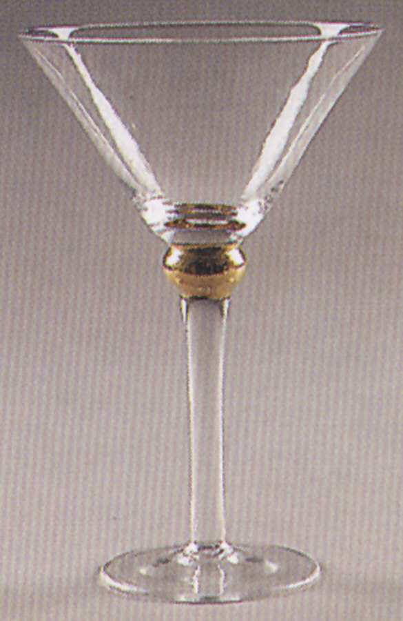 Golden Globe Martini Glass by Gibson-1