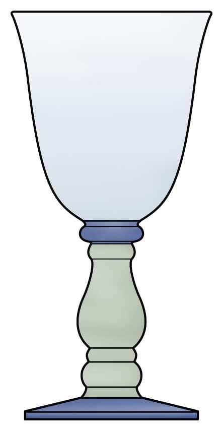 Royal Countryside Water Goblet by Gibson-1