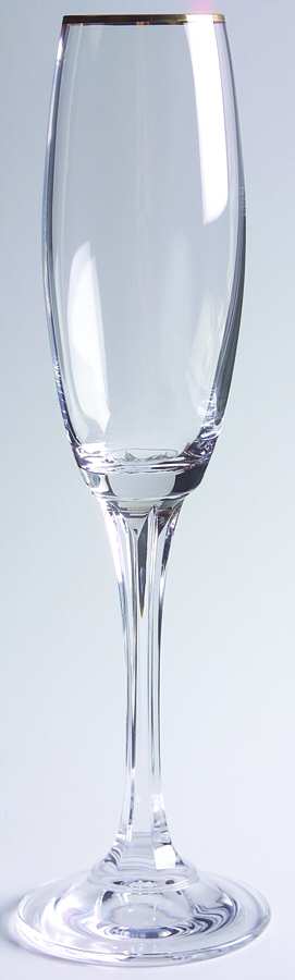 Andante Tall Gold Fluted Champagne by Gorham Crystal-1