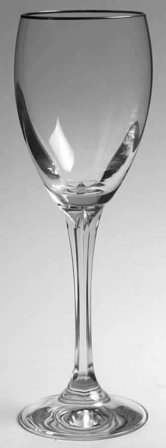 Andante Tall Platinum Wine Glass by Gorham Crystal-1