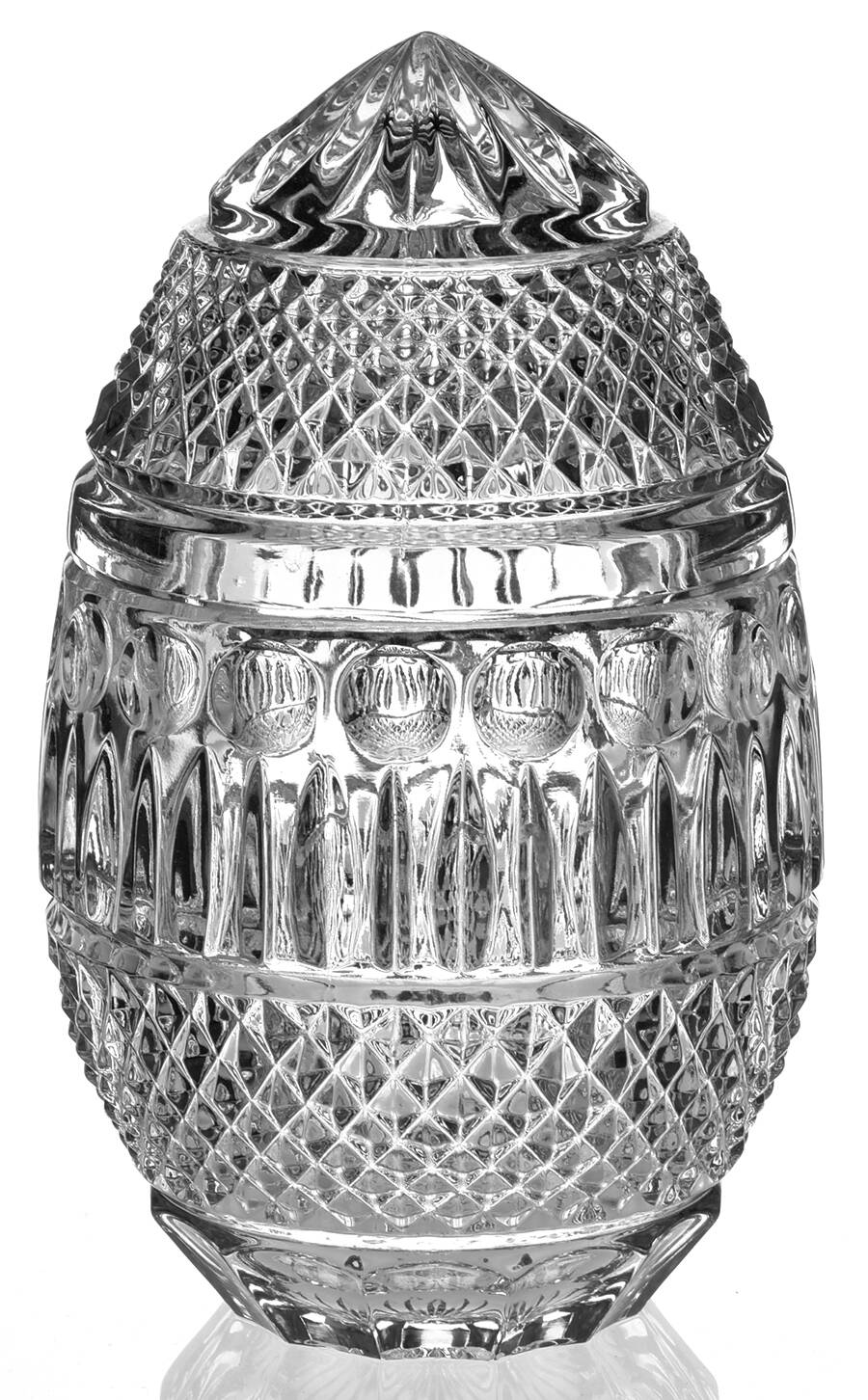 King Louis Oval Egg Box & Lid by Godinger-1