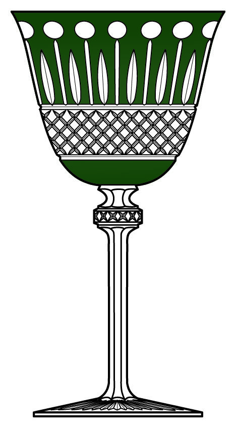 King Louis Water Goblet by Godinger-1