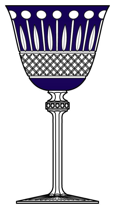 King Louis Water Goblet by Godinger-1
