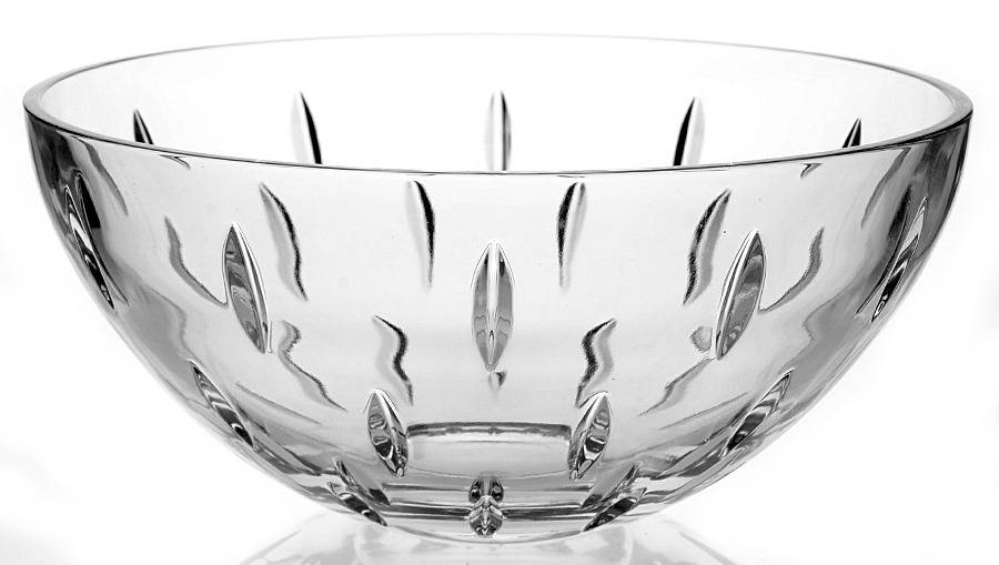 Raindrops 8" Round Bowl by Galway-1