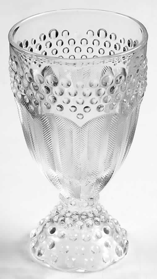 Emily's Attic Clear Water Goblet by Gorham Crystal-1