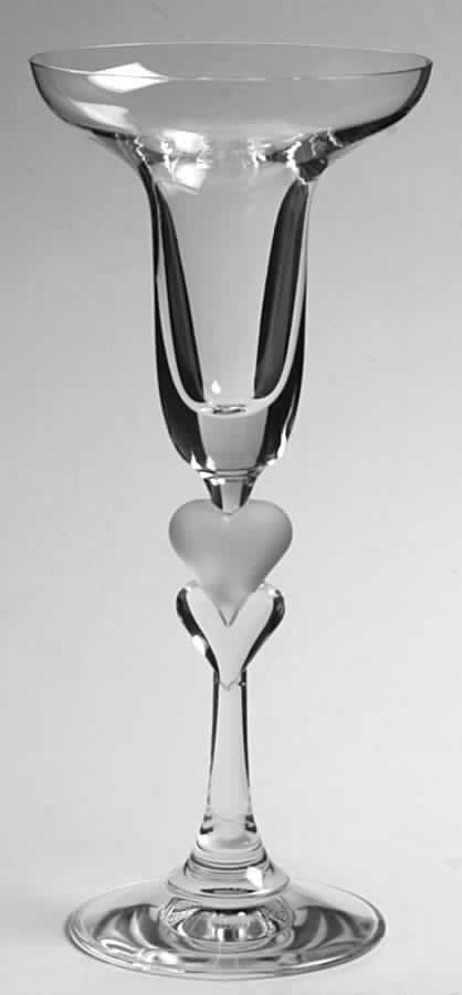 Amore Single Light Candlestick by Gorham Crystal-1