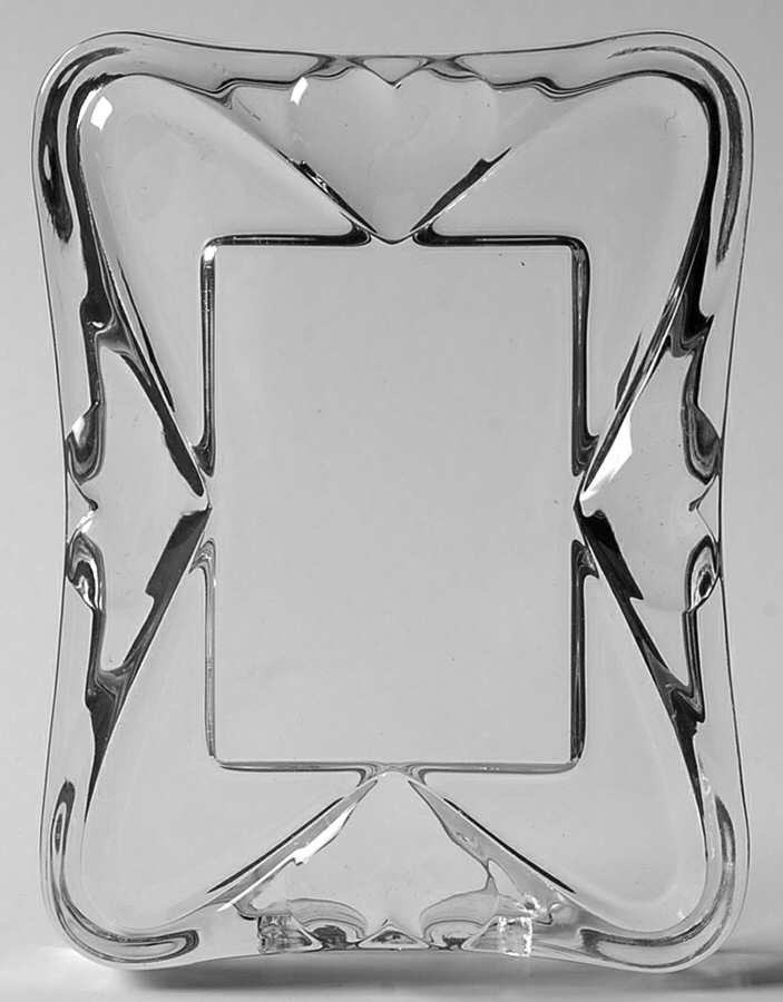 Amore Small Rectangular Picture Frame by Gorham Crystal-1