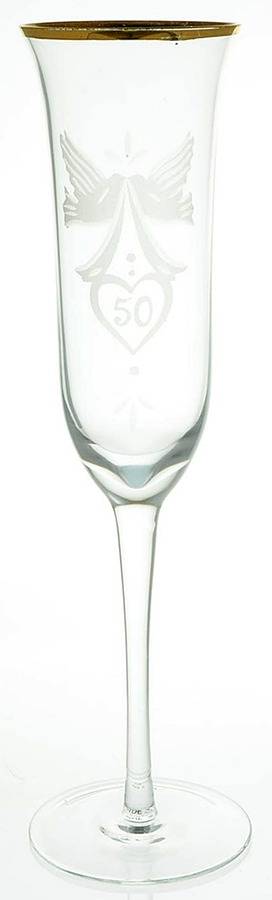 Amore Fluted Champagne by Gorham Crystal-1