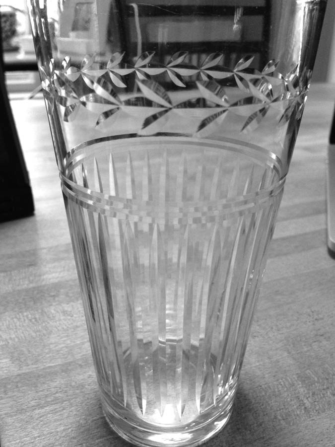 682-1 Flat Tumbler by Glastonbury - Lotus-1