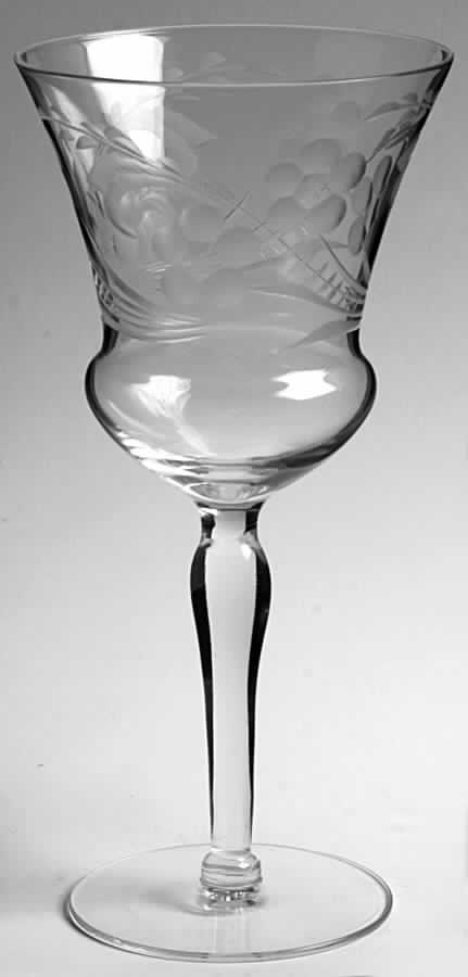 3720-2 Water Goblet by Glastonbury - Lotus-1