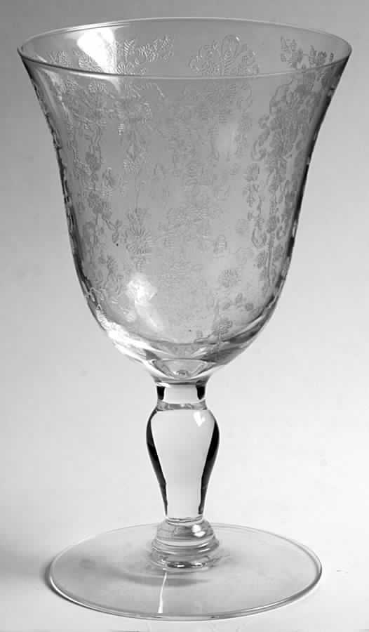Reflection (Stem L17) Water Goblet by Glastonbury - Lotus-1