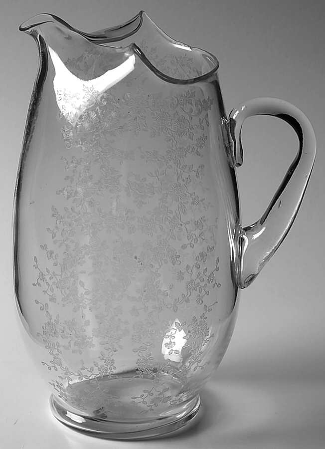 Reflection (Stem L17) 80 Oz Ice Lip Pitcher by Glastonbury - Lotus-1