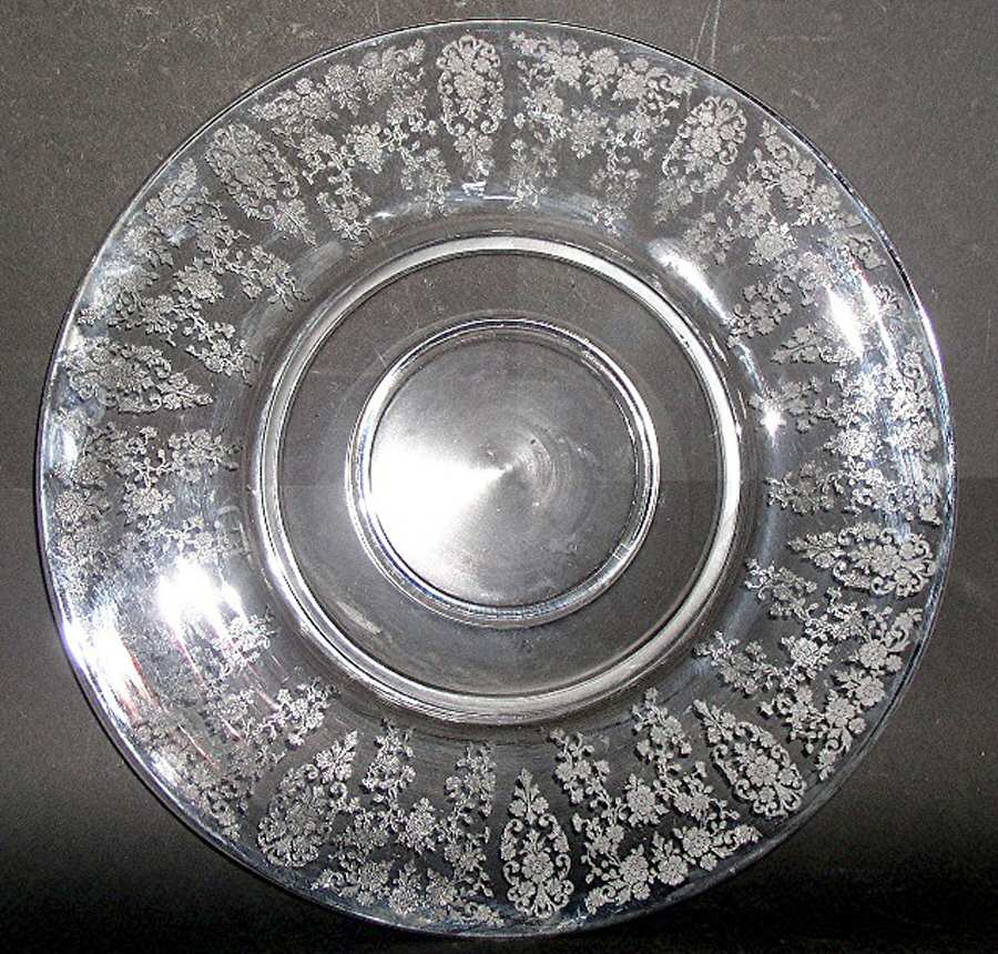 Reflection (Stem L17) Cheese & Cracker Plate by Glastonbury - Lotus-1