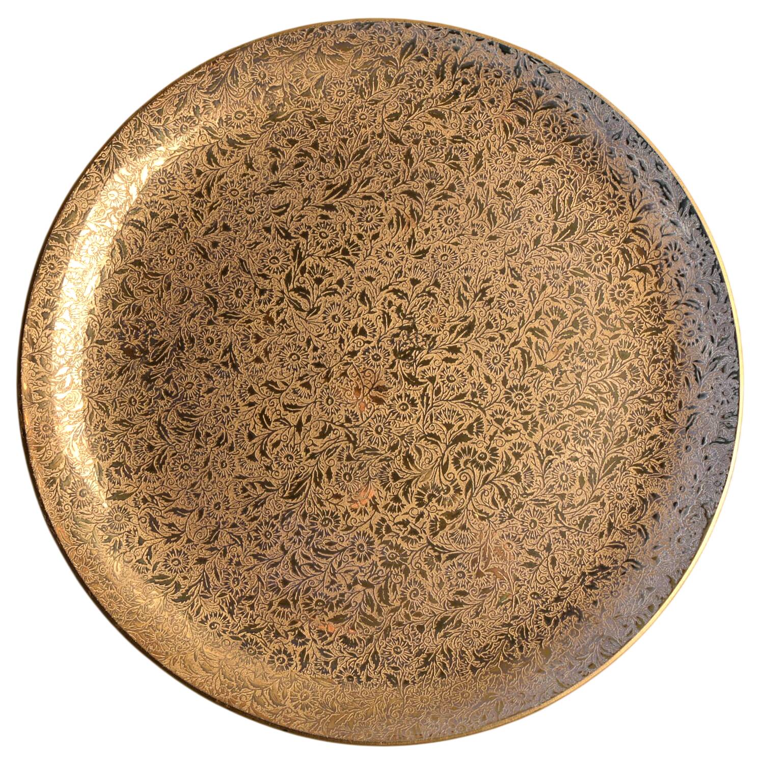 983-1 Cupped Edge Torte Plate by Glastonbury - Lotus-1