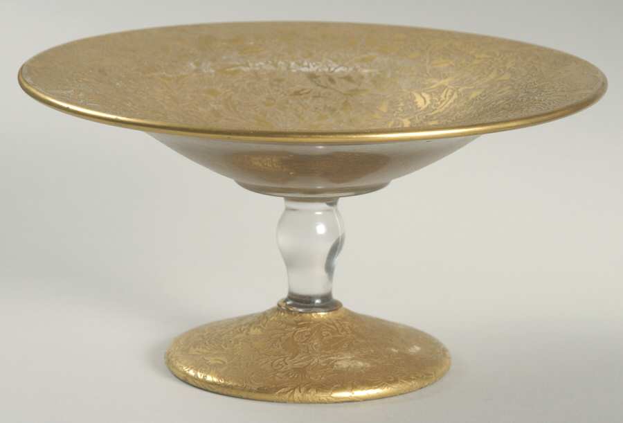 983-1 Round Compote (Height X Width) by Glastonbury - Lotus-1