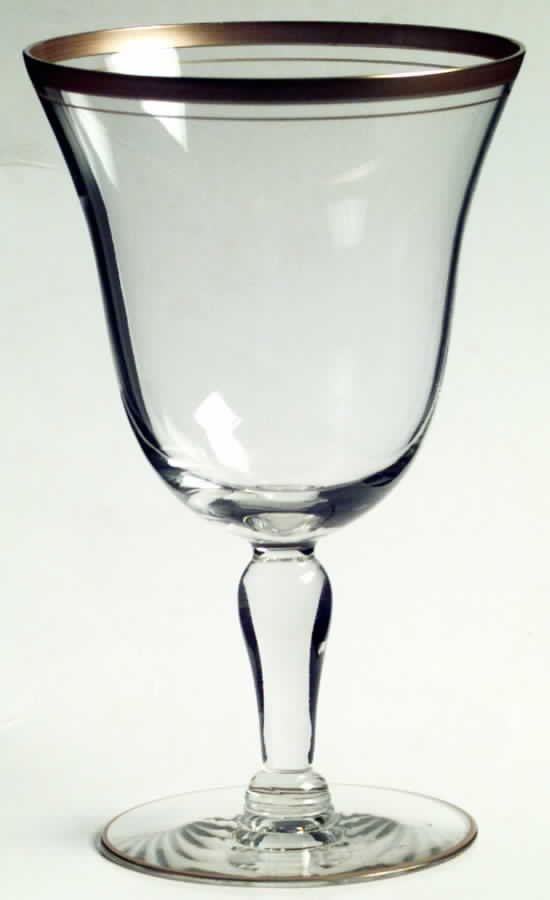 333-1 Water Goblet by Glastonbury - Lotus-1