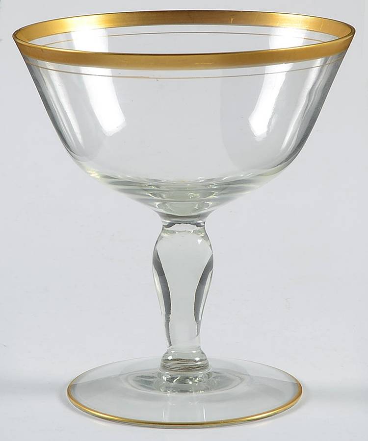 333-1 Champagne/Tall Sherbet by Glastonbury - Lotus-1