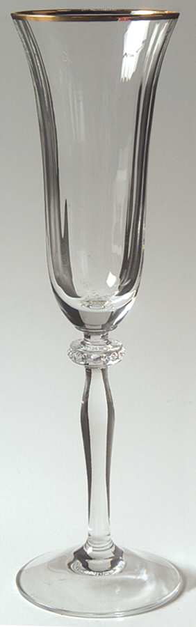 Grand Manor Gold Fluted Champagne by Gorham Crystal-1