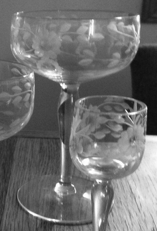 1500-31 Champagne/Tall Sherbet by Glastonbury - Lotus-1